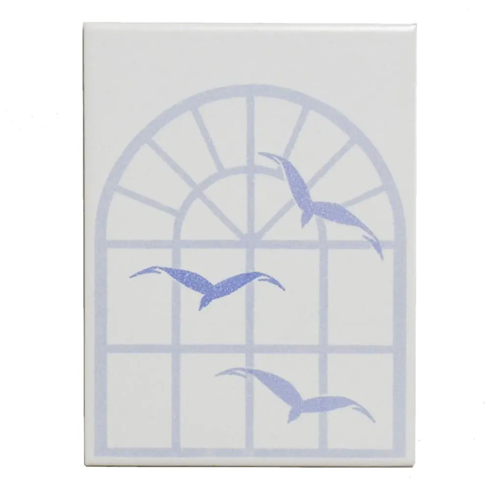 Wandfliese Dekor Sphinx E3110 5489 grau blau 15x20 cm I.Sorte