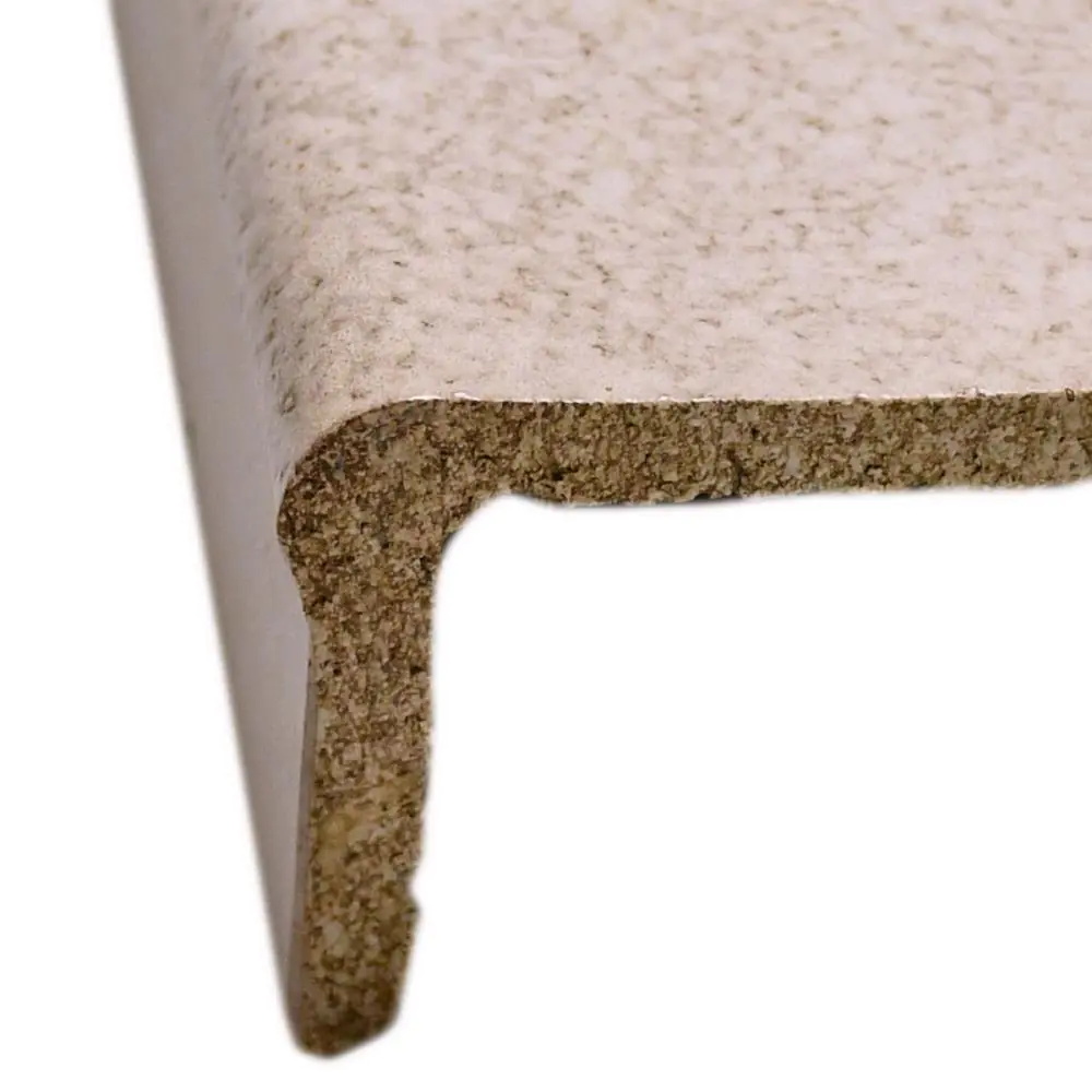 Treppenauftritt Schenkel E4600 Bullnose greige 11x24,5 cm