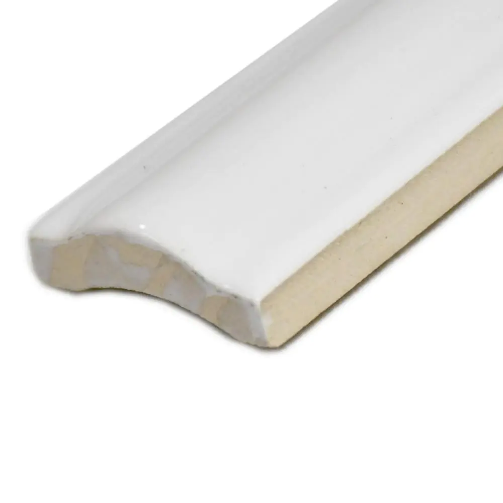 Bordüre Omega Nr.993 10142 weiß glänzend 3x20 cm I.Sorte