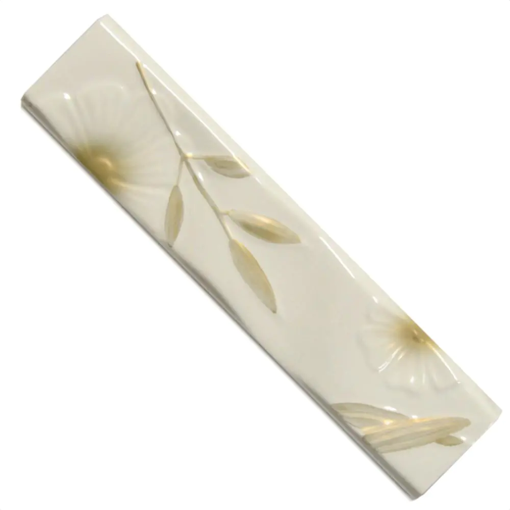 Bordüre Villeroy & Boch 1732 FL26 White Classic weiß beige 5,5x25 cm I.Sorte Bordüre Villeroy & Boch 1732 FL26 White Classic weiß beige 5,5x25 cm I.Sorte