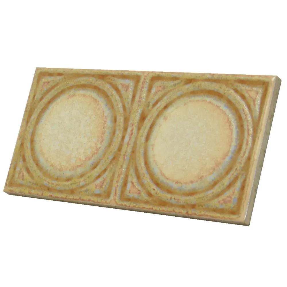 Bodenfliese Dekor Mosa E2828 2411 beige braun 10x20 cm I.Sorte