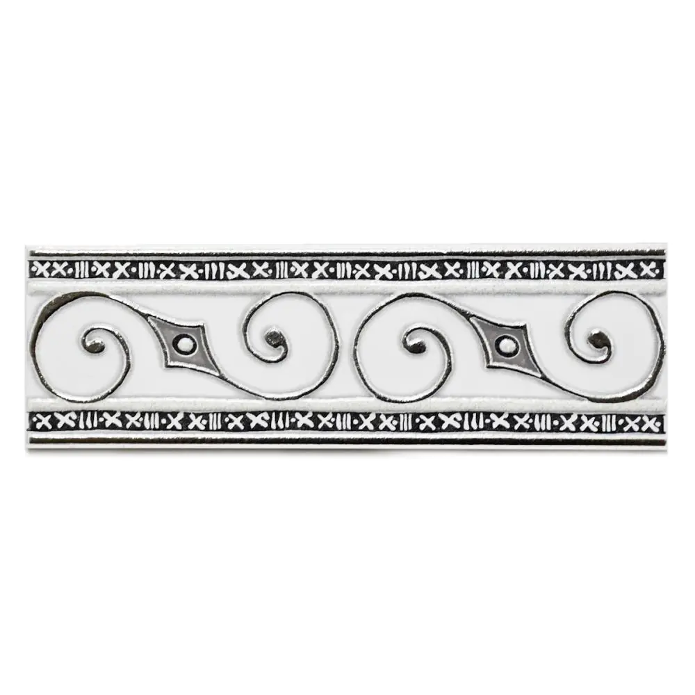 Bordüre Gaya E4542 schwarz weiß 10x31,5 cm I.Sorte