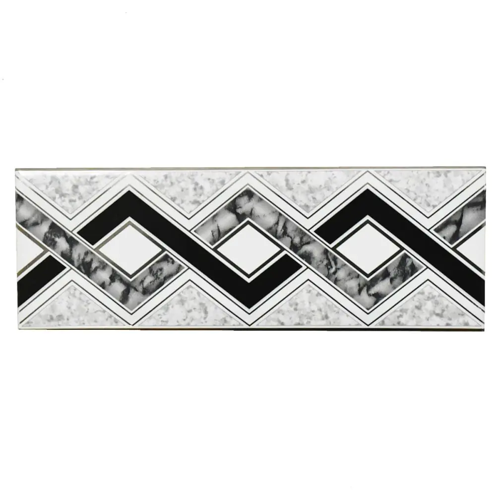 Bordüre AWS Keramik Nr.631 grau schwarz 7x20 cm Bordüre AWS Keramik Nr.631 grau schwarz 7x20 cm