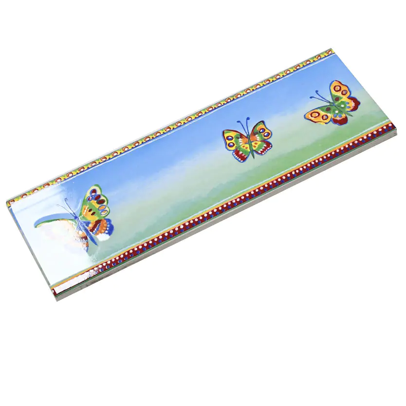 Bordüre Villeroy & Boch Nr.773 1458 D282 Creativa Butterfly mehrfarbig 10x30 cm I.Sorte Bordüre Villeroy & Boch Nr.773 1458 D282 Creativa Butterfly mehrfarbig 10x30 cm I.Sorte