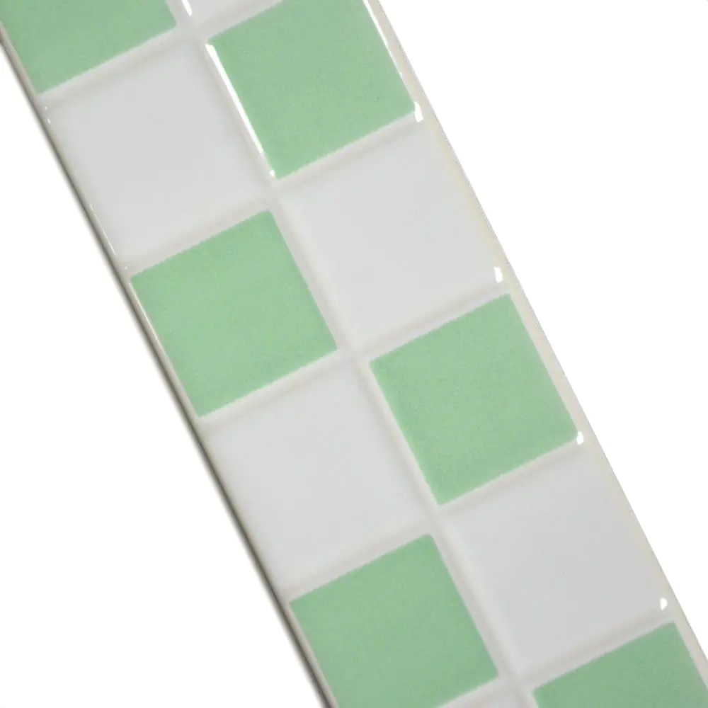 Bordüre Villeroy & Boch 1475 CS20 Creative System jadegrün weiß 6,5x20 cm I.Sorte Bordüre Villeroy & Boch 1475 CS20 Creative System jadegrün weiß 6,5x20 cm I.Sorte