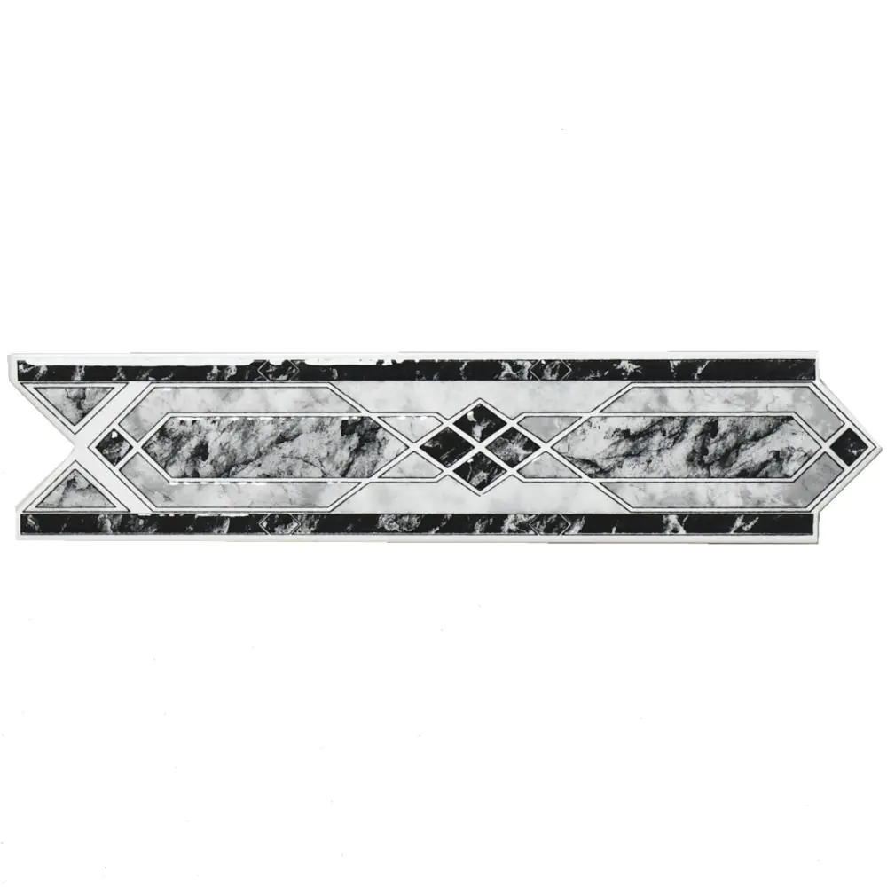 Bordüre Nr.646 schwarz grau 7x30 cm
