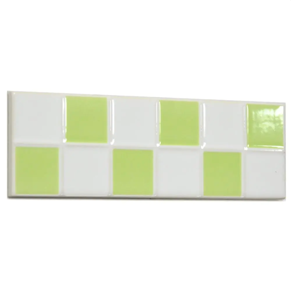 Bordüre Villeroy & Boch 1475 CS21 Creative System apfelgrün weiß 6,5x20 cm I.Sorte Bordüre Villeroy & Boch 1475 CS21 Creative System apfelgrün weiß 6,5x20 cm I.Sorte