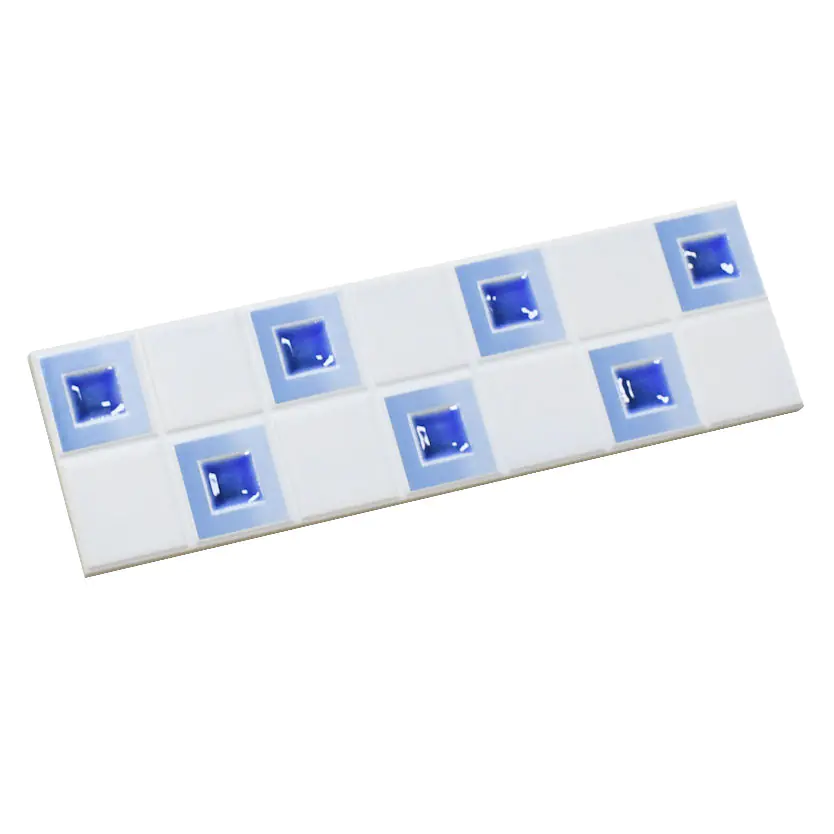 Bordüre Villeroy & Boch Nr.869 1757 SM18 White Classic weiß blau 10x33 cm I.Sorte Bordüre Villeroy & Boch Nr.869 1757 SM18 White Classic weiß blau 10x33 cm I.Sorte