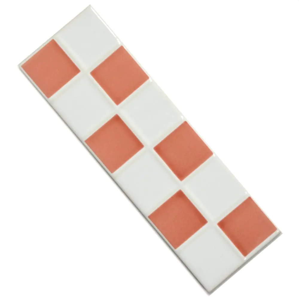 Bordüre Villeroy & Boch 1475 CS23 Creative System korallenrot weiß 6,5x20 cm I.Sorte Bordüre Villeroy & Boch 1475 CS23 Creative System korallenrot weiß 6,5x20 cm I.Sorte