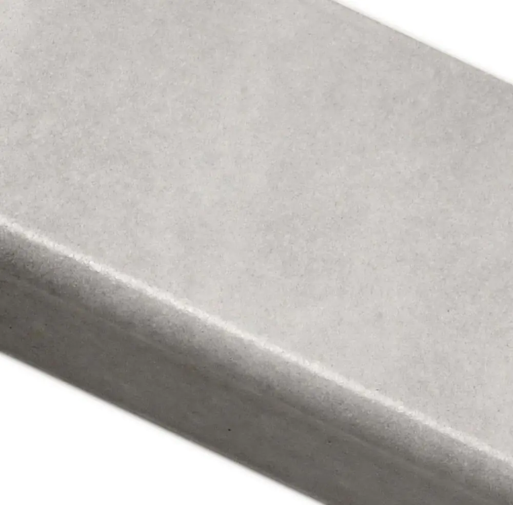 Treppenauftritt Schenkel E4601 Bullnose grau 11x24,5 cm