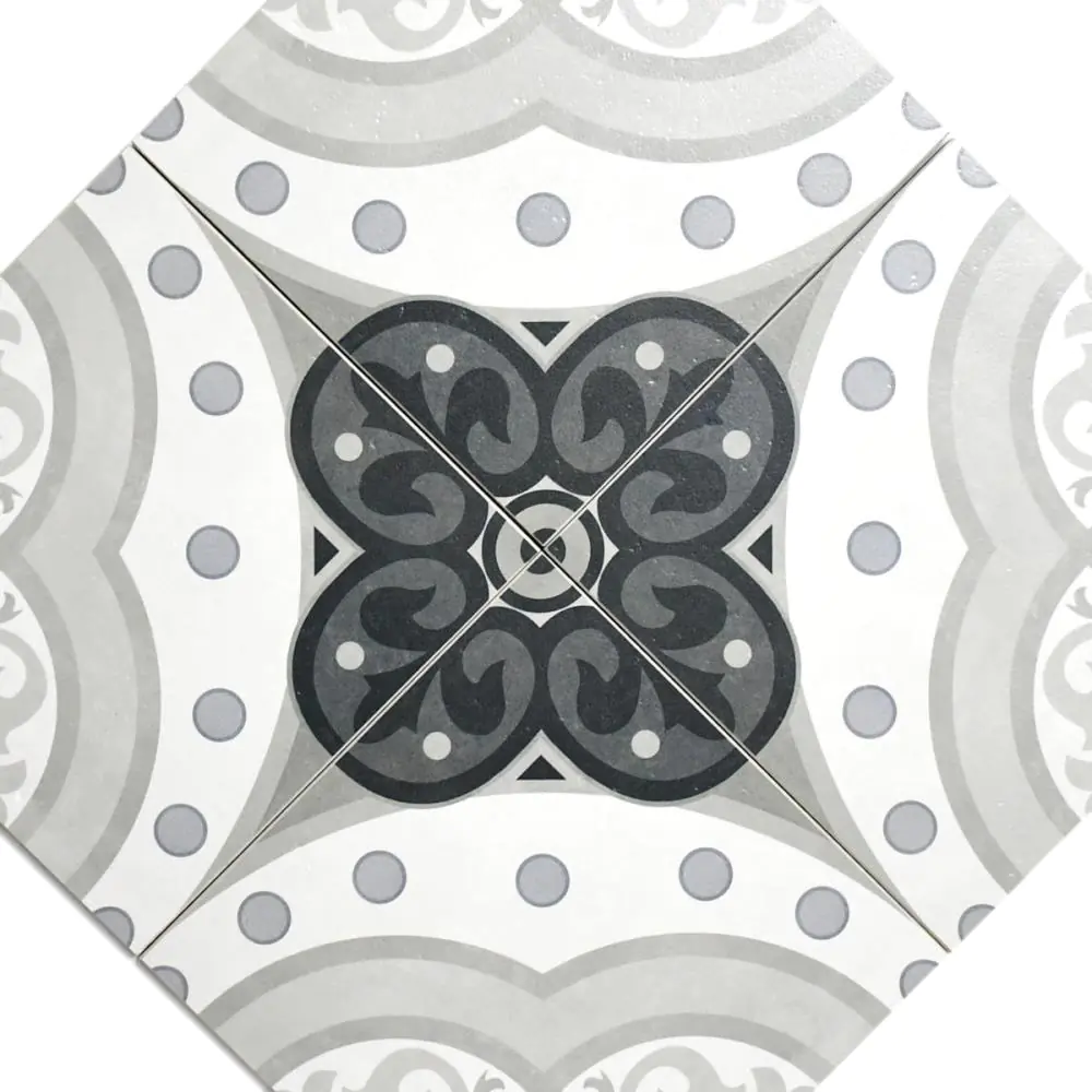 Bodenfliese Dekor Villeroy & Boch 2634 CF9H Century Unlimited grey grau 20x20 cm I.Sorte