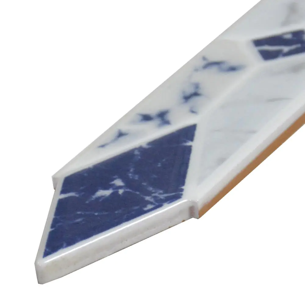 Bordüre Rombos Nr.481 blau grau 5x20 cm Bordüre Rombos Nr.481 blau grau 5x20 cm