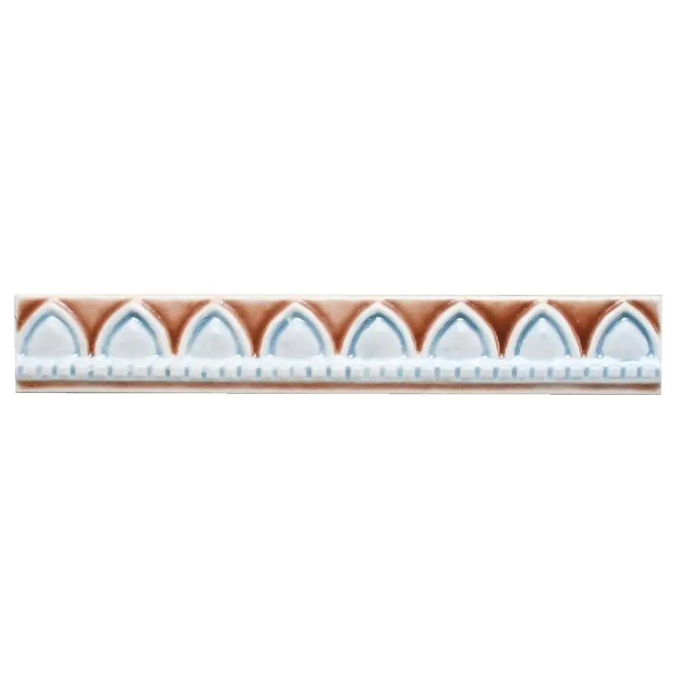 Bordüre Villeroy & Boch Nr.808 1467 LA48 Camargue blau bordeaux 3x20 cm I.Sorte