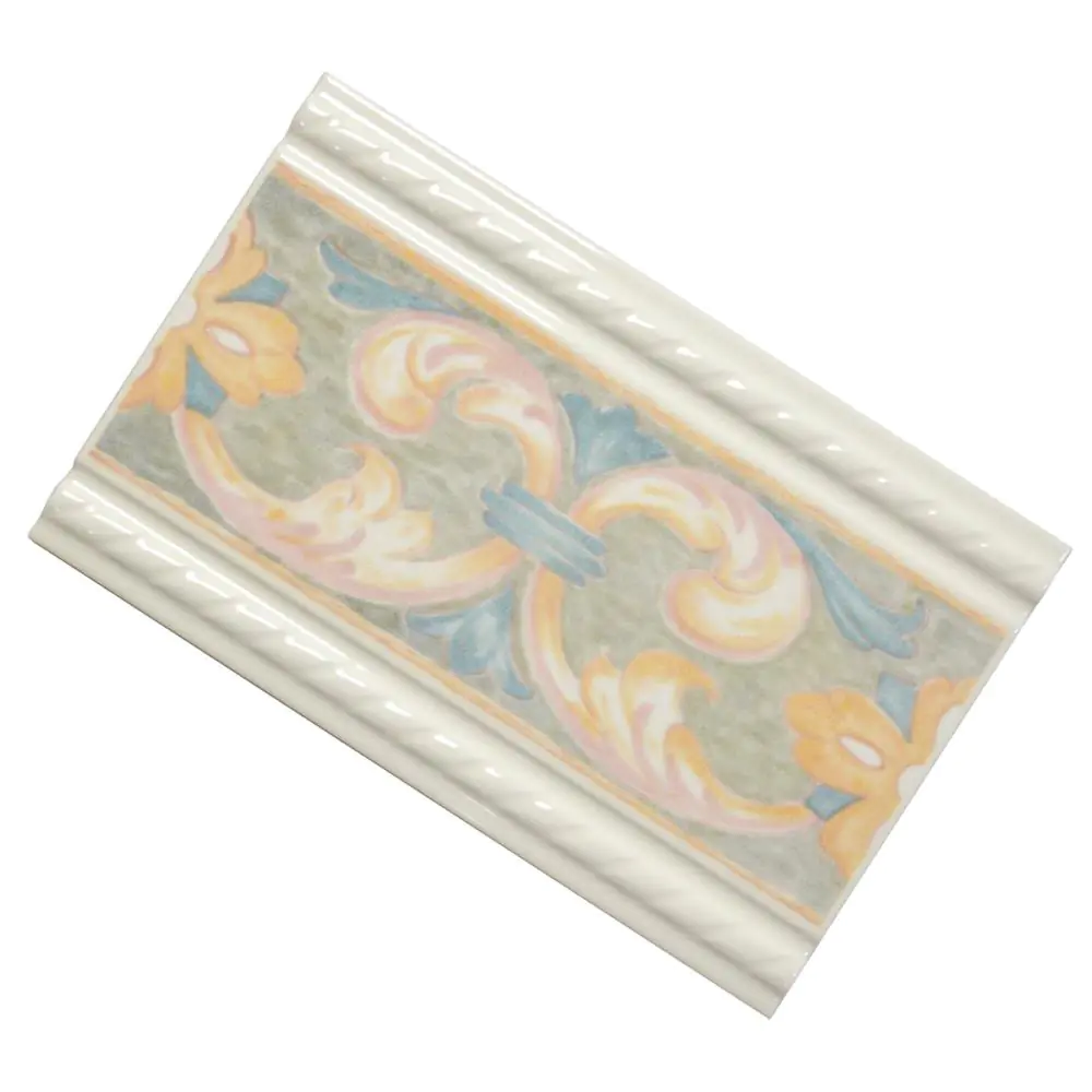 Bordüre Porcelanosa Nr.496 creme bunt Floral 20x31,5 cm