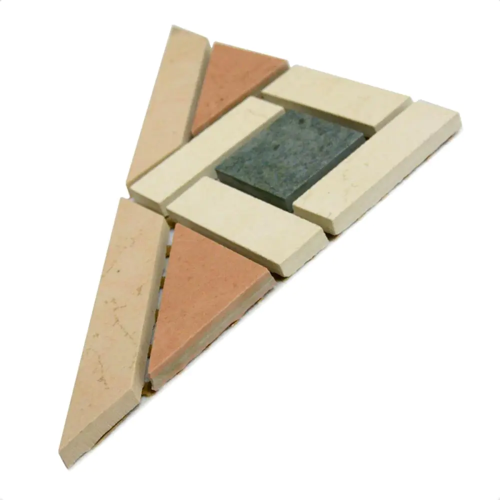 Mosaik Agrob Buchtal 056063 Kuros cotto creme grün 15x30 cm I.Sorte