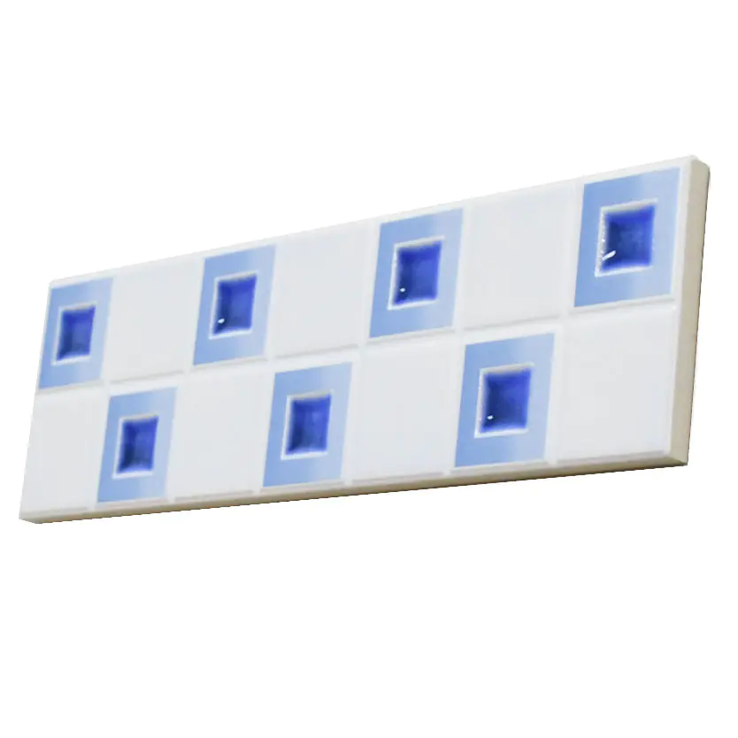 Bordüre Villeroy & Boch Nr.869 1757 SM18 White Classic weiß blau 10x33 cm I.Sorte Bordüre Villeroy & Boch Nr.869 1757 SM18 White Classic weiß blau 10x33 cm I.Sorte