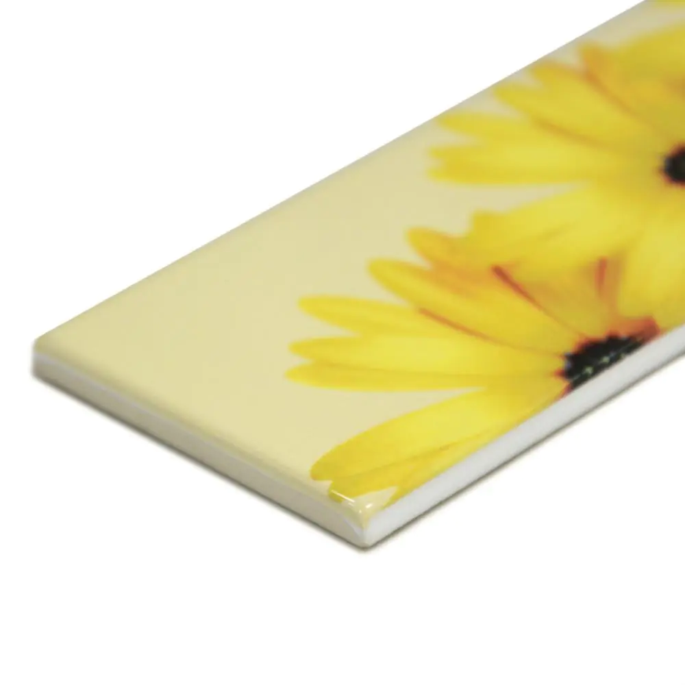 Bordüre Villeroy & Boch 1483 CS63 Creative System gelb Blume 6,5x20 cm I.Sorte Bordüre Villeroy & Boch 1483 CS63 Creative System gelb Blume 6,5x20 cm I.Sorte