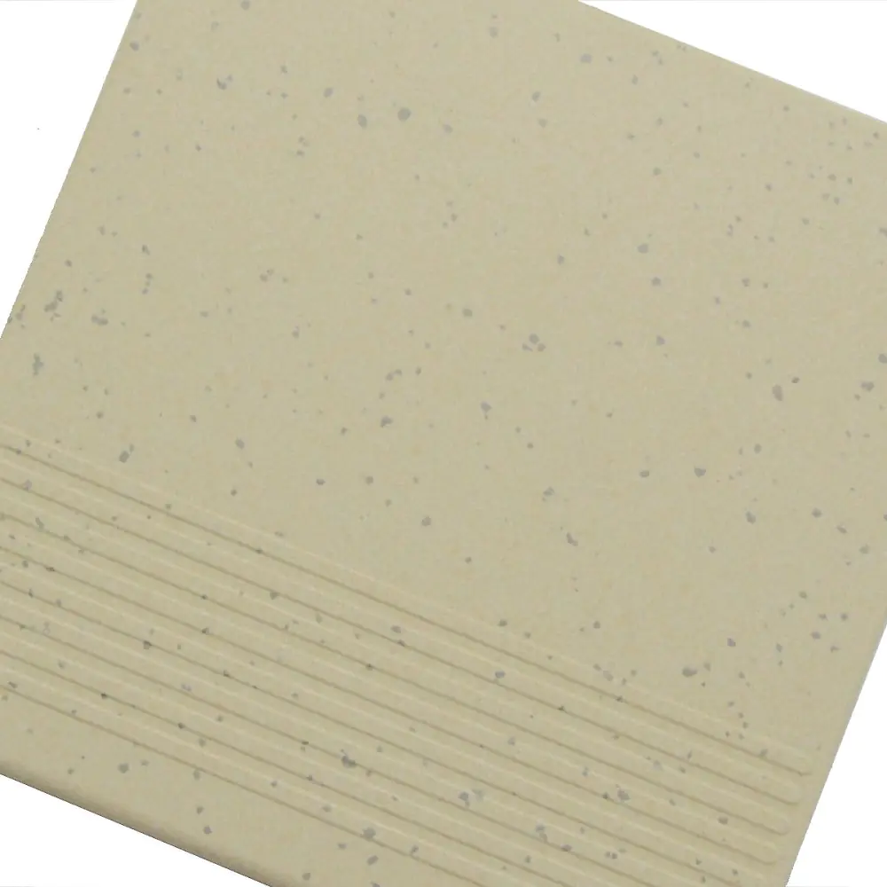 Treppenauftritt Flaviker E1397 creme grau Grobkorn 30x30 cm Treppenauftritt Flaviker E1397 creme grau Grobkorn 30x30 cm