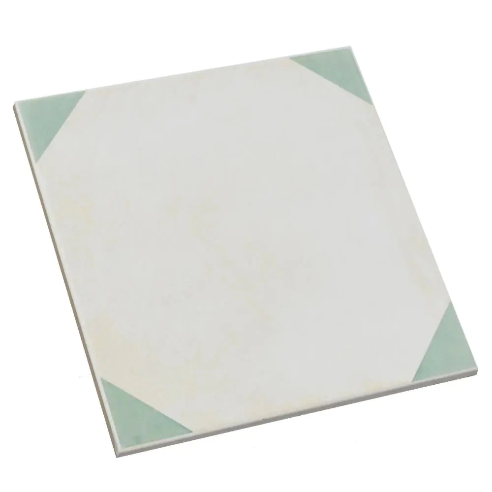 Bodenfliese Dekor Villeroy & Boch E3247 3152 FE5E Century creme grün 22x22 cm I.Sorte Bodenfliese Dekor Villeroy & Boch E3247 3152 FE5E Century creme grün 22x22 cm I.Sorte