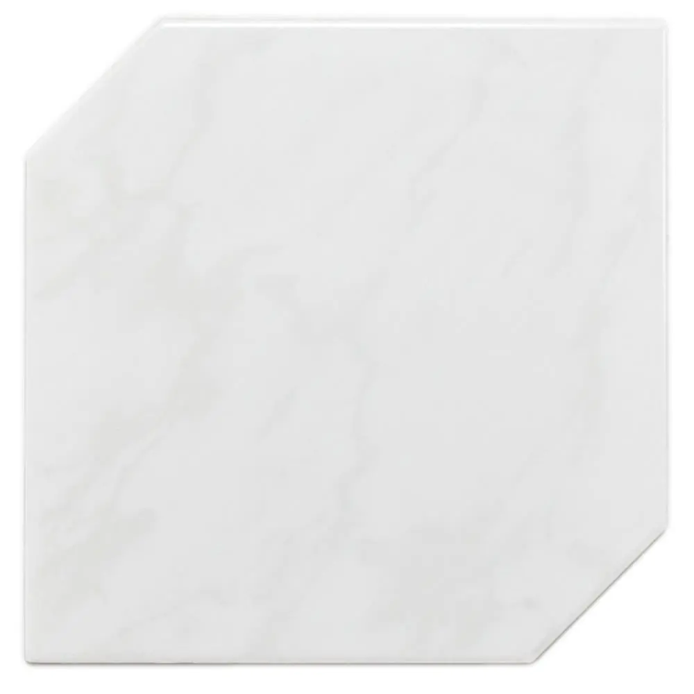 Bodenfliese Grohn E4723 CAP621 Campanile Sechseck grau weiß 28x28 cm I.Sorte