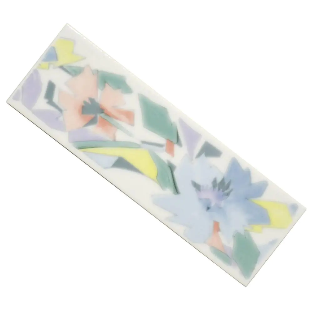 Bordüre Villeroy & Boch Nr.729 1483 LA42 Blumen multicolor 6,5x20 cm I.Sorte
