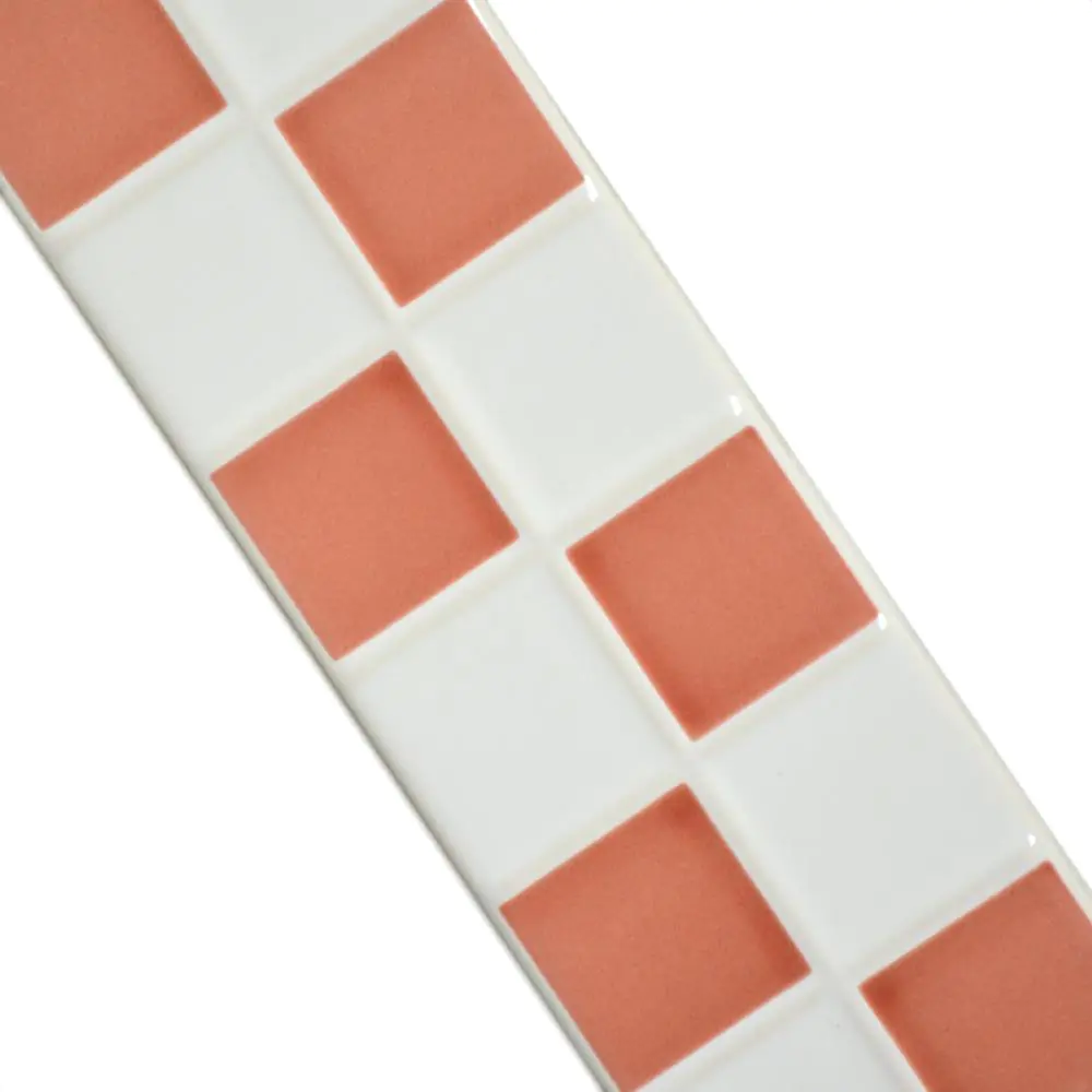 Bordüre Villeroy & Boch 1475 CS23 Creative System korallenrot weiß 6,5x20 cm I.Sorte Bordüre Villeroy & Boch 1475 CS23 Creative System korallenrot weiß 6,5x20 cm I.Sorte