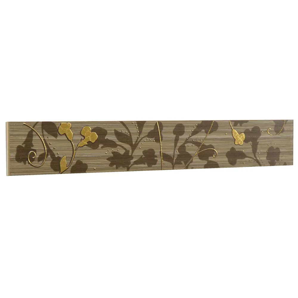 Bordüre Villeroy & Boch E1190 K048101 Saturne Listec beige braun gold 6x40 cm Bordüre Villeroy & Boch E1190 K048101 Saturne Listec beige braun gold 6x40 cm