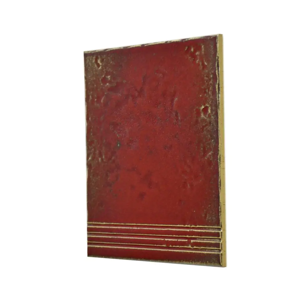 Treppenauftritt Oltmanns E4509 OT 30/7 rubinrot reliefiert 26x30 cm