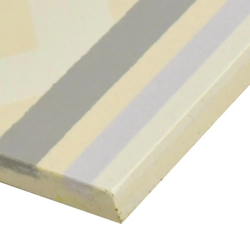 Bodenfliese Villeroy & Boch E3797 2021 PC Mettlach Ecke Läufer lila grau creme 20x20 cm