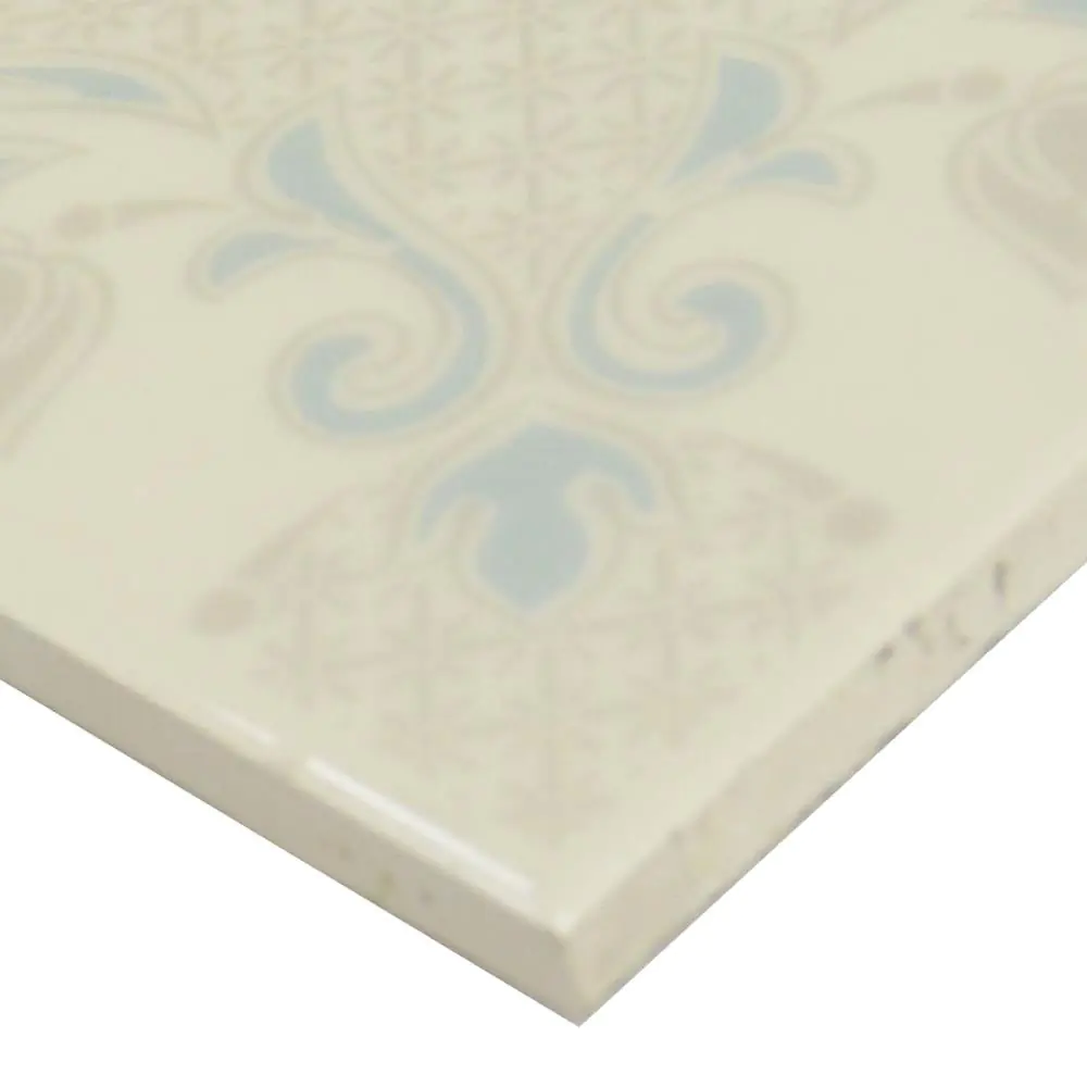 Wandfliese Dekor Agostino E2898 creme grau blau 15x15 cm I.Sorte Wandfliese Dekor Agostino E2898 creme grau blau 15x15 cm I.Sorte