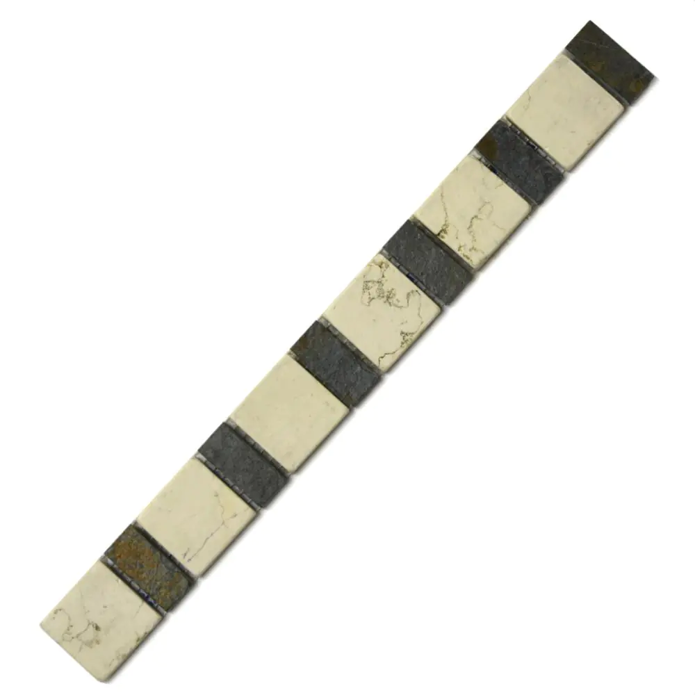 Bordüre Foredil Nr.112 creme anthrazit 3,5x31 cm Bordüre Foredil Nr.112 creme anthrazit 3,5x31 cm