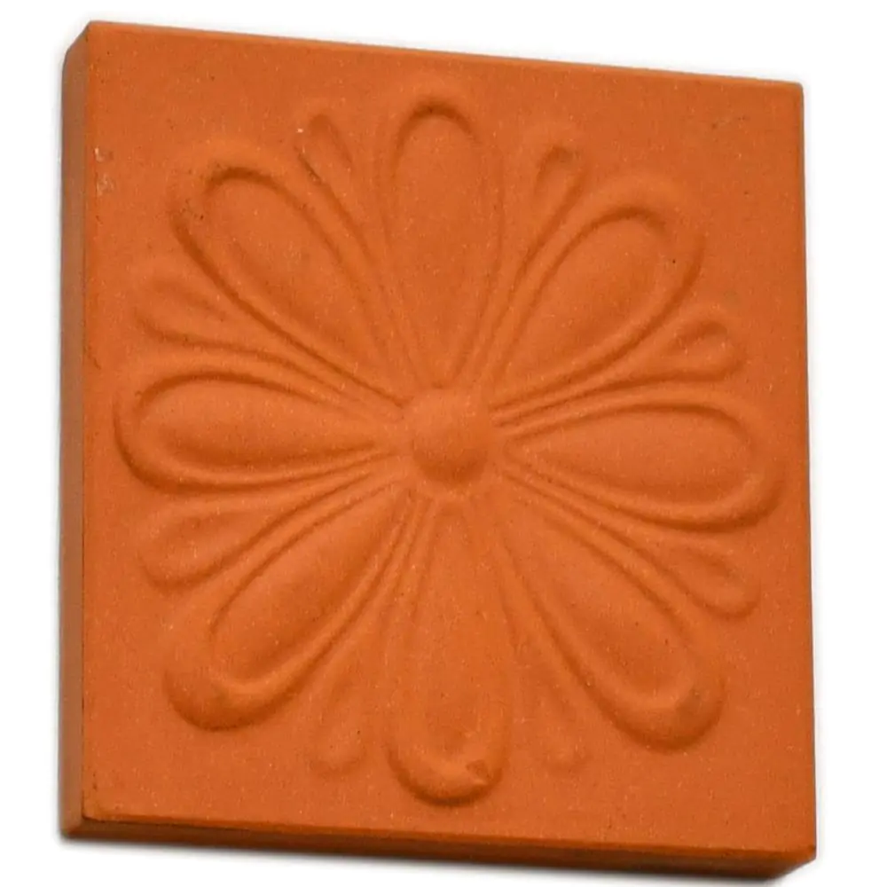 Einleger Dekor Villeroy & Boch E4670 206 rotbraun 8x8 cm I.Sorte