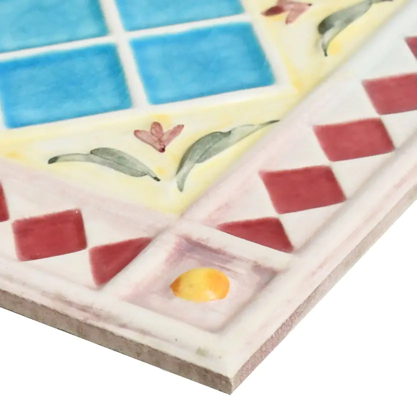 Wandfliese Dekor Villeroy & Boch E3389 1114 LA47 Camargue mehrfarbig 20x20 cm I.Sorte