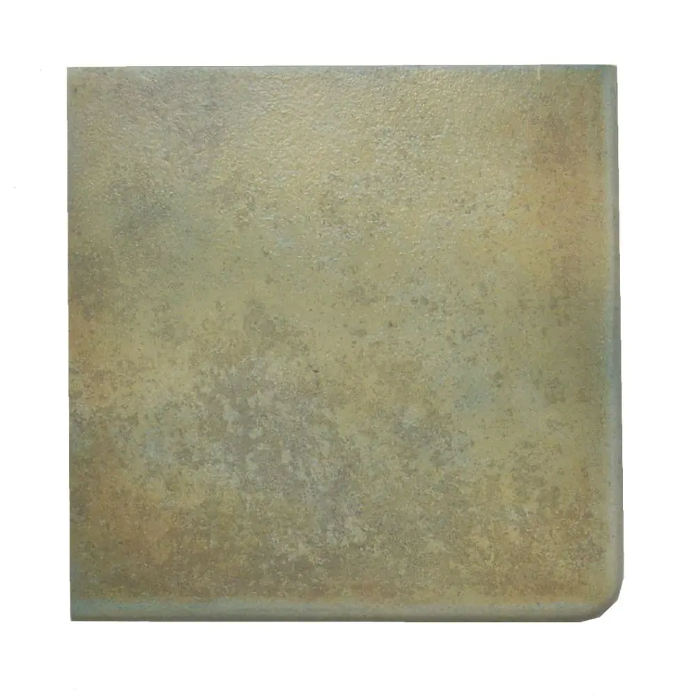 Treppenauftritt Ecke Antico Borgo E2063 grün beige 33x33 cm