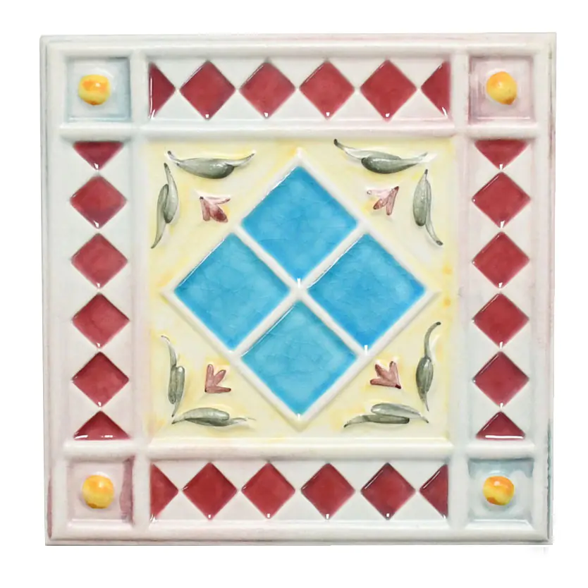 Wandfliese Dekor Villeroy & Boch E3389 1114 LA47 Camargue mehrfarbig 20x20 cm I.Sorte