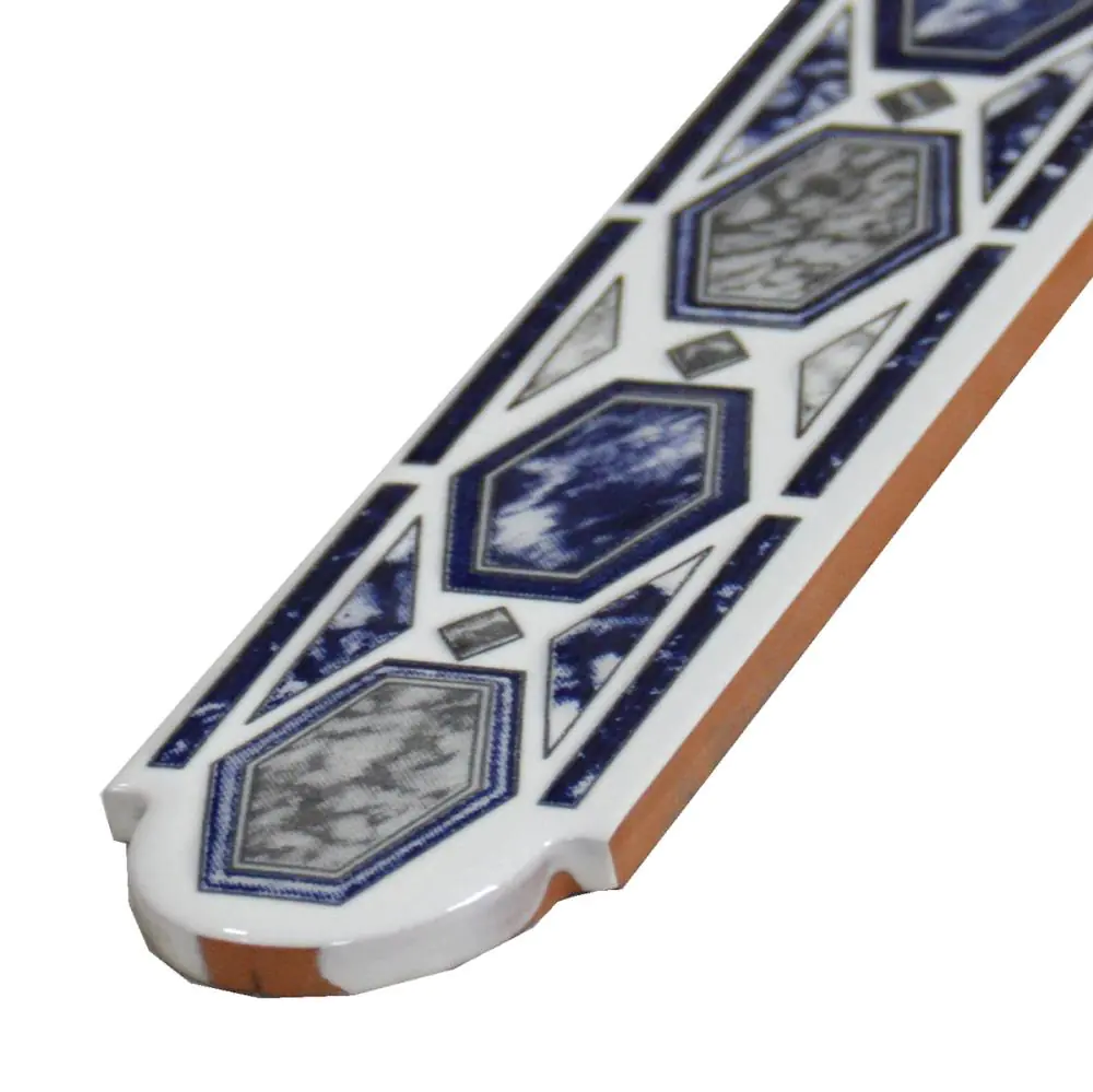 Bordüre Nr.476 Florencia blau grau weiß 5x20 cm Bordüre Nr.476 Florencia blau grau weiß 5x20 cm