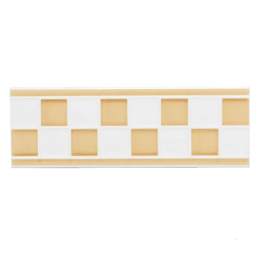 Bordüre Villeroy & Boch Nr.810 1303 D267 Creativa Step by Step beige weiß 10x30 cm I.Sorte