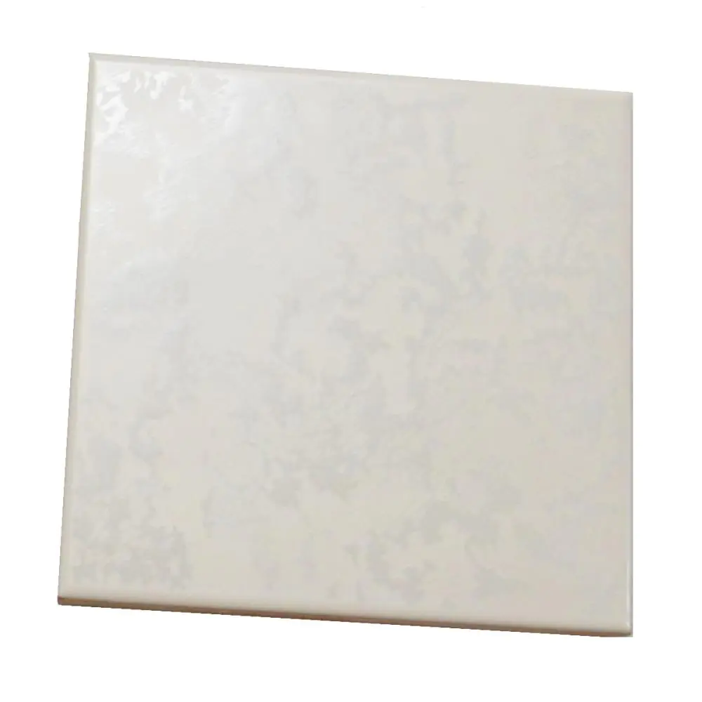 Wandfliese E2123 weiß silber 15x15 cm Wandfliese E2123 weiß silber 15x15 cm