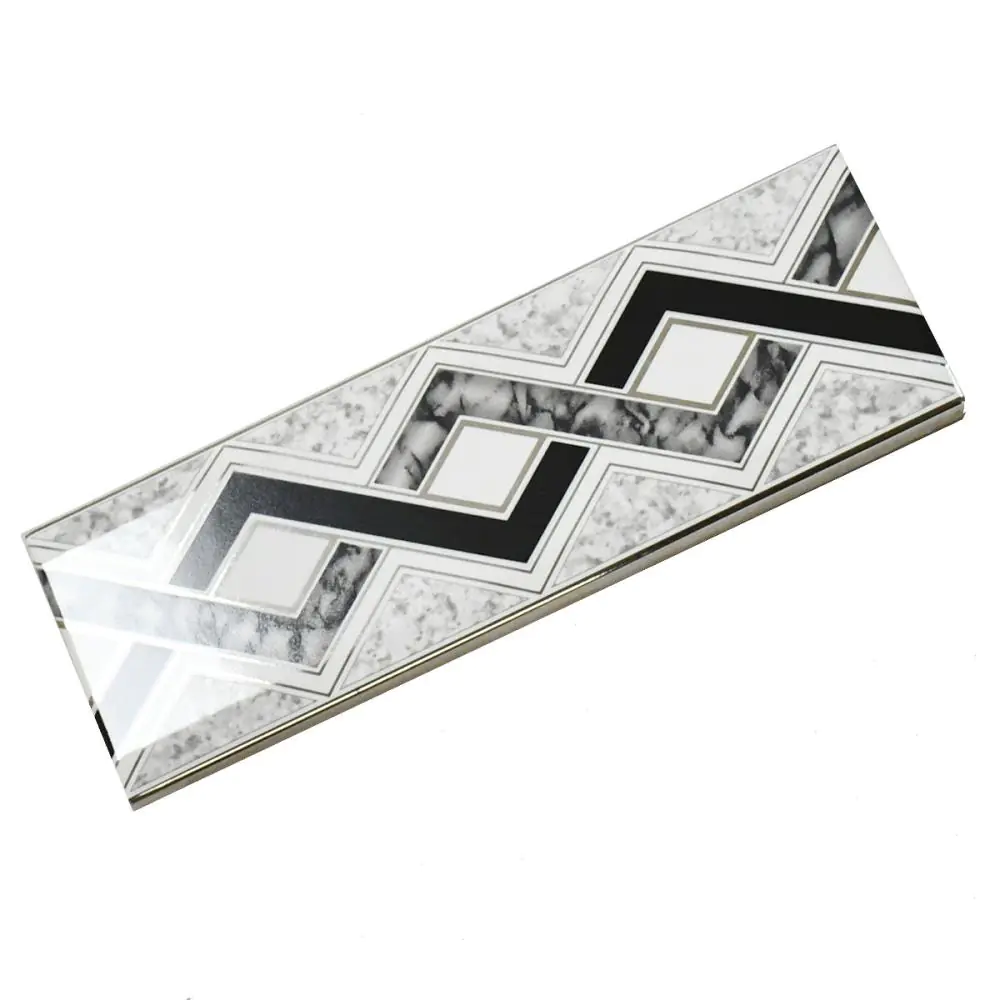 Bordüre AWS Keramik Nr.631 grau schwarz 7x20 cm Bordüre AWS Keramik Nr.631 grau schwarz 7x20 cm