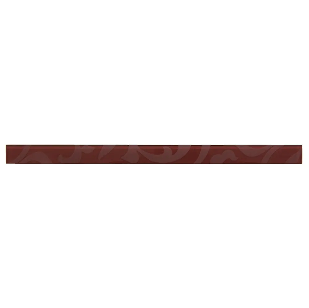 Bordüre Kerateam GLS9071 Coco brombeer rot 4x60 cm I.Sorte