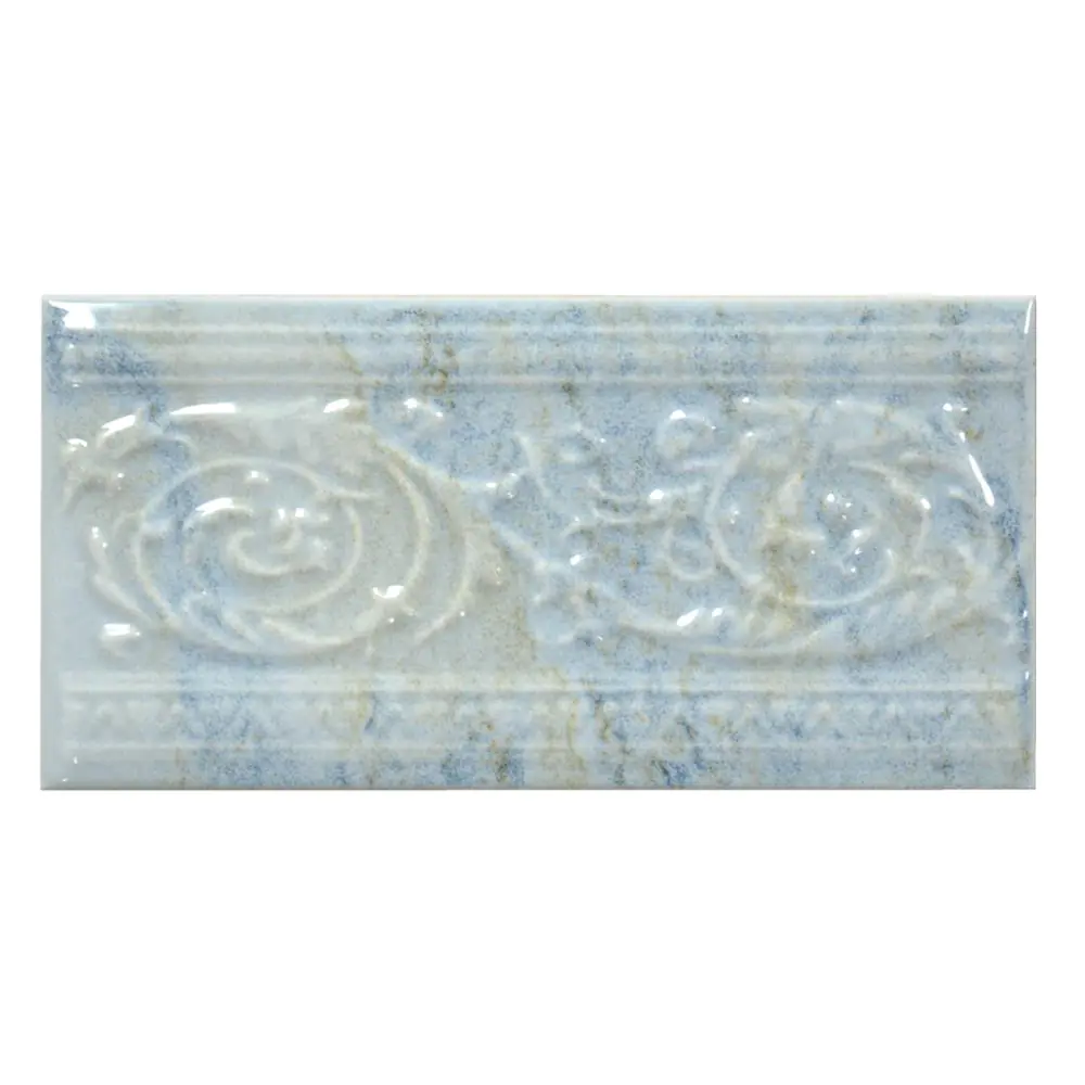 Bordüre Porcelanosa Nr.430 Florencia celeste blau 10x20 cm Bordüre Porcelanosa Nr.430 Florencia celeste blau 10x20 cm