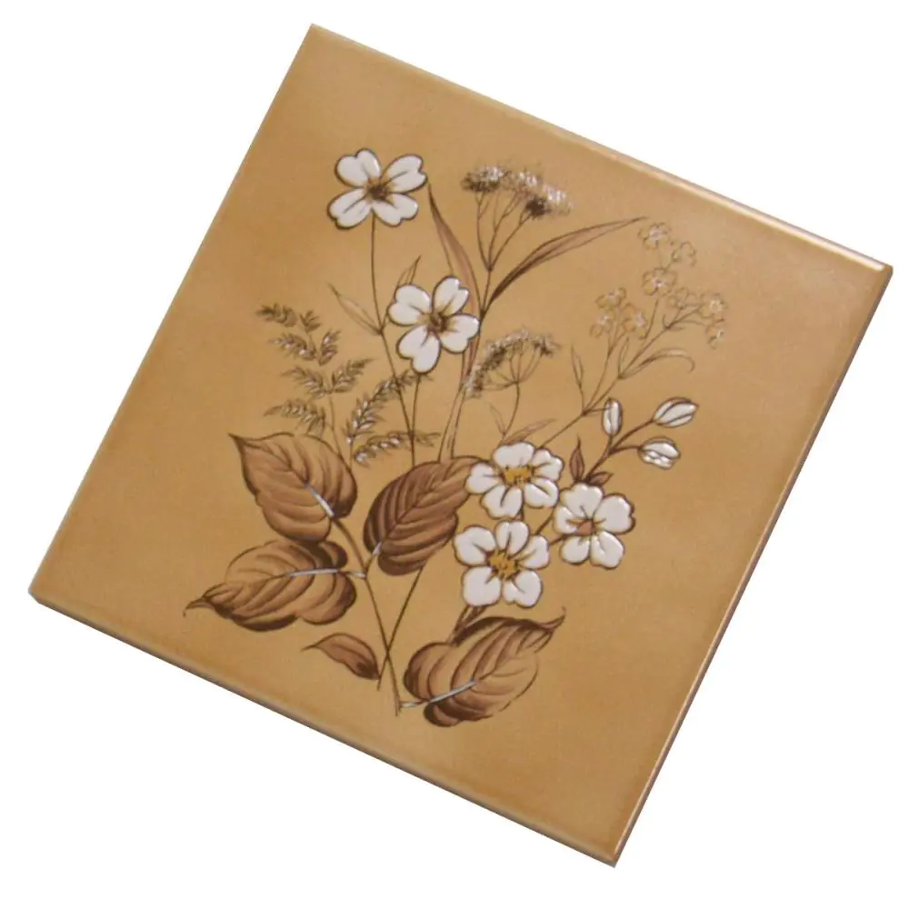 Wandfliese Dekor Villeroy & Boch E2831 beige braun weiß 20x20 cm I.Sorte Wandfliese Dekor Villeroy & Boch E2831 beige braun weiß 20x20 cm I.Sorte