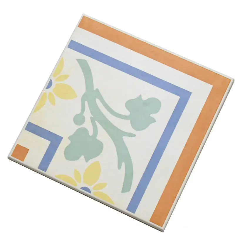 Bodenfliese Dekor Villeroy & Boch E3370 3152 FE2E Century Garden mehrfarbig 22x22 cm Bodenfliese Dekor Villeroy & Boch E3370 3152 FE2E Century Garden mehrfarbig 22x22 cm