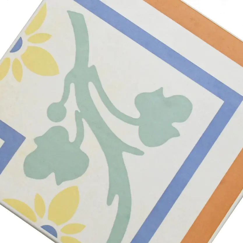 Bodenfliese Dekor Villeroy & Boch E3370 3152 FE2E Century Garden mehrfarbig 22x22 cm Bodenfliese Dekor Villeroy & Boch E3370 3152 FE2E Century Garden mehrfarbig 22x22 cm