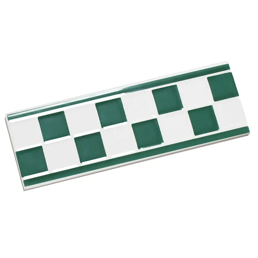 Bordüre Villeroy & Boch Nr.809 1303 D268 Creativa Step by Step grün weiß 10x30 cm I.Sorte Bordüre Villeroy & Boch Nr.809 1303 D268 Creativa Step by Step grün weiß 10x30 cm I.Sorte