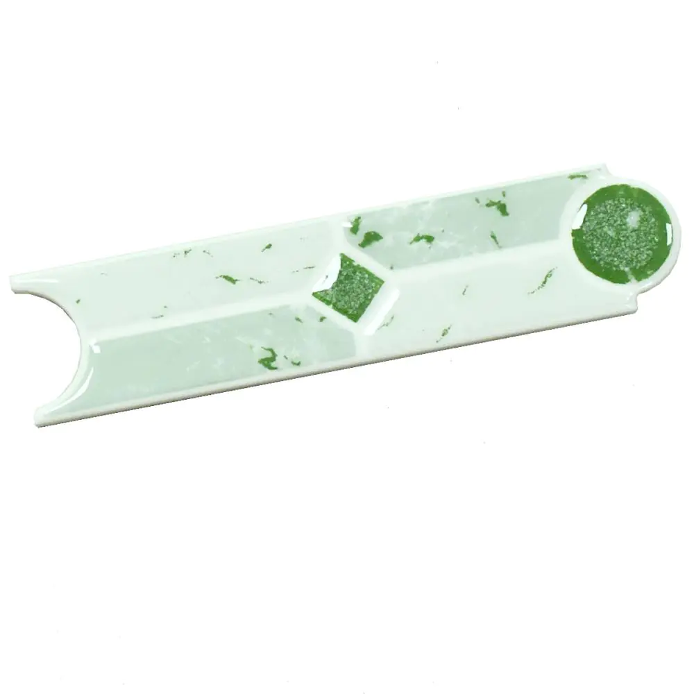 Bordüre Nr.606 LE-072 Vitrosa verde grün weiß 5x20 cm Bordüre Nr.606 LE-072 Vitrosa verde grün weiß 5x20 cm