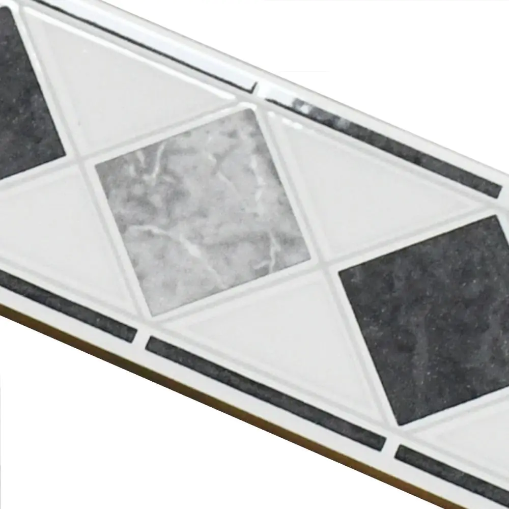 Bordüre Nr.639 grau anthrazit 6x20 cm