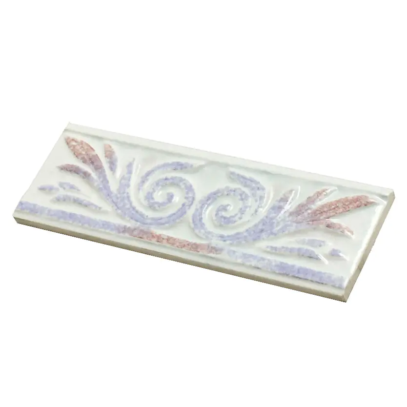Bordüre Villeroy & Boch Nr.807 1465 LA46 Camargue lila grün rot 6,5x20 cm I.Sorte