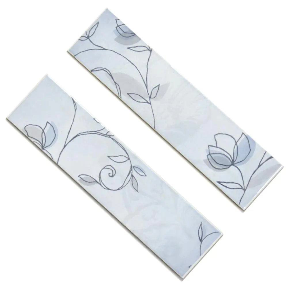 Bordüre Agrob Buchtal Nr.372 2er Set grau 6x25 cm I.Sorte Bordüre Agrob Buchtal Nr.372 2er Set grau 6x25 cm I.Sorte