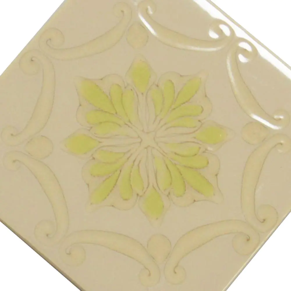 Wandfliese Dekor Servais E2095 118943 beige grün 15x15 cm Wandfliese Dekor Servais E2095 118943 beige grün 15x15 cm